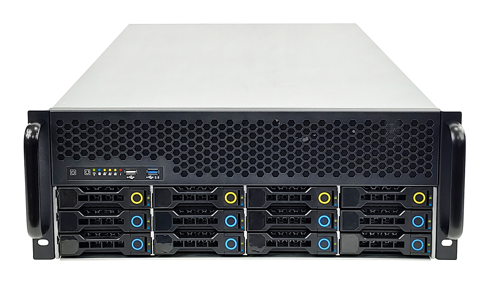 4u GPU box server chassis nvme storage V4012-U.2