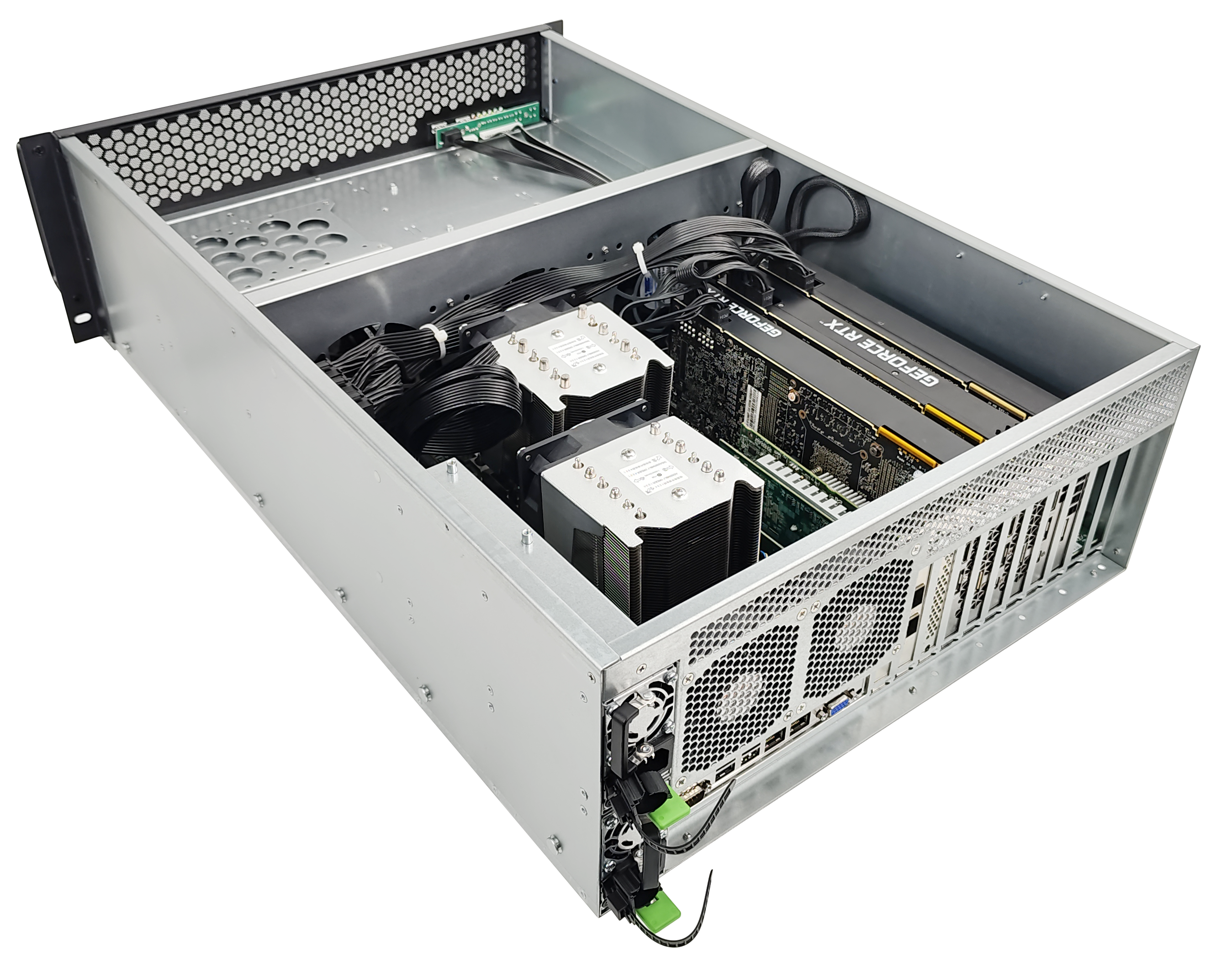 4u GPU box server chassis nvme storage V4012-U.2